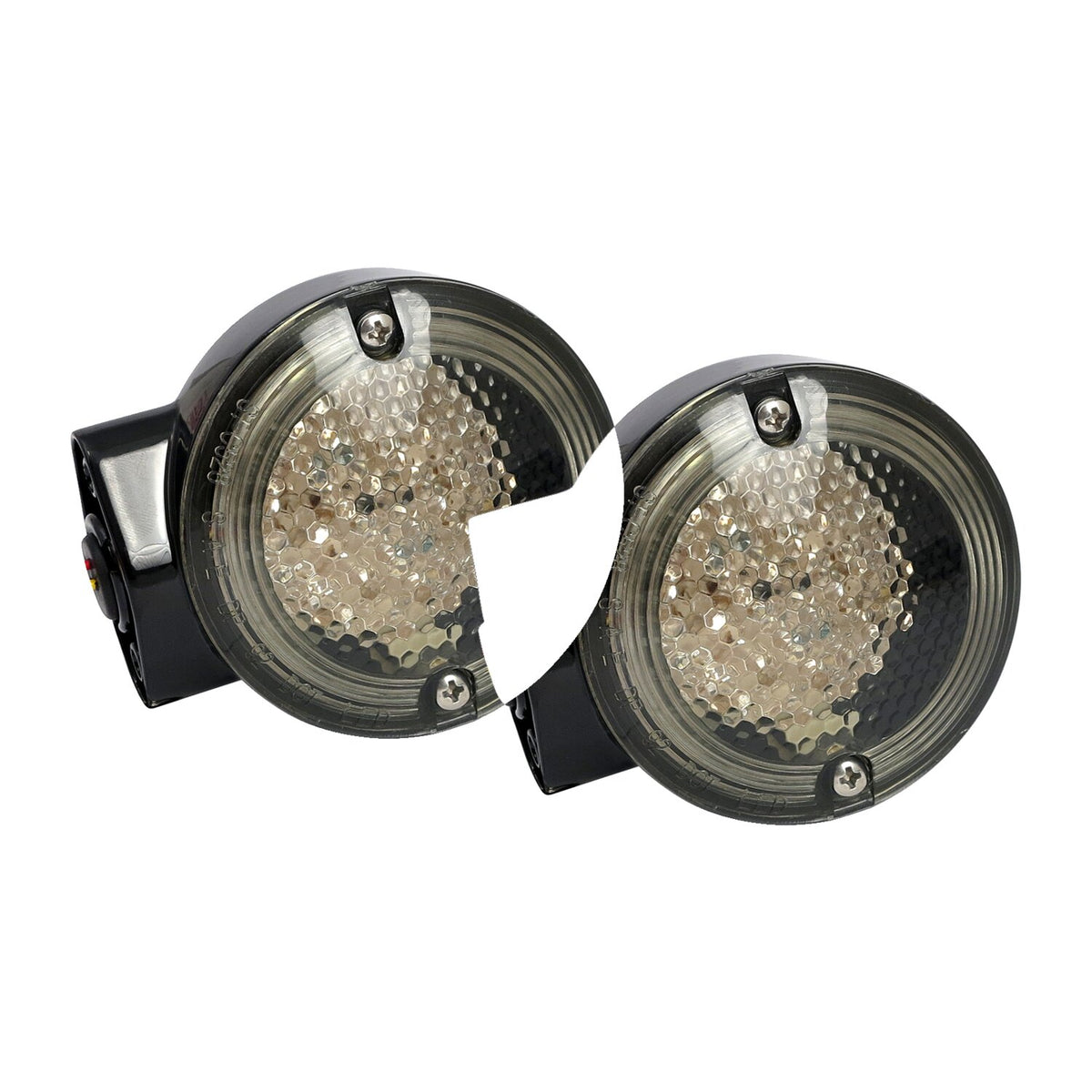86-up style FL LED turn signals. Rear. gloss black