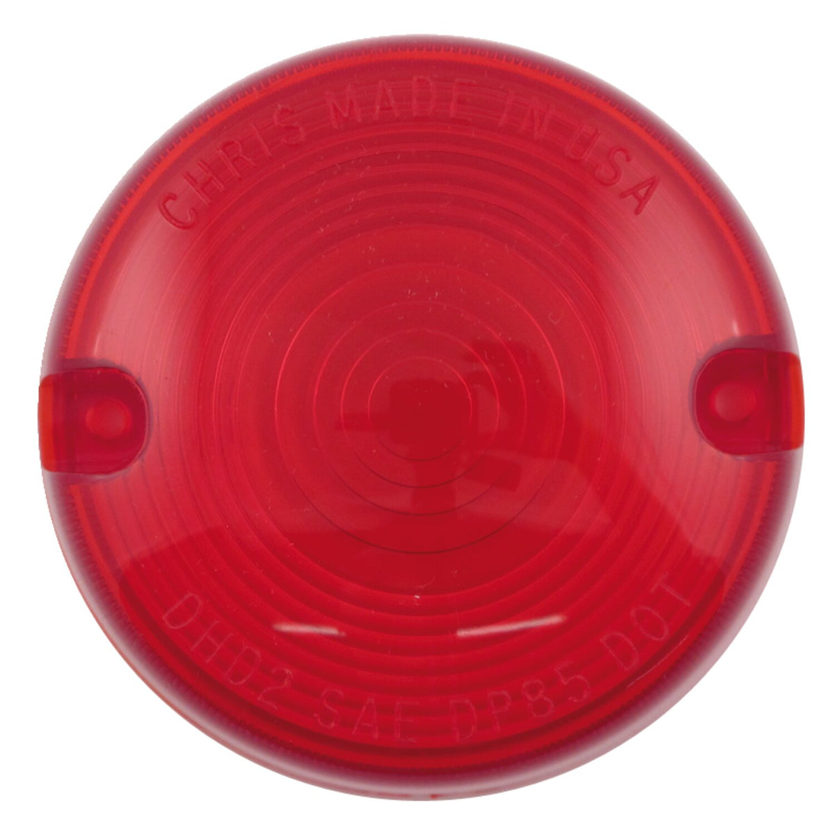Chris Products, 3" Bullet FX, XL turn signal lens. Red