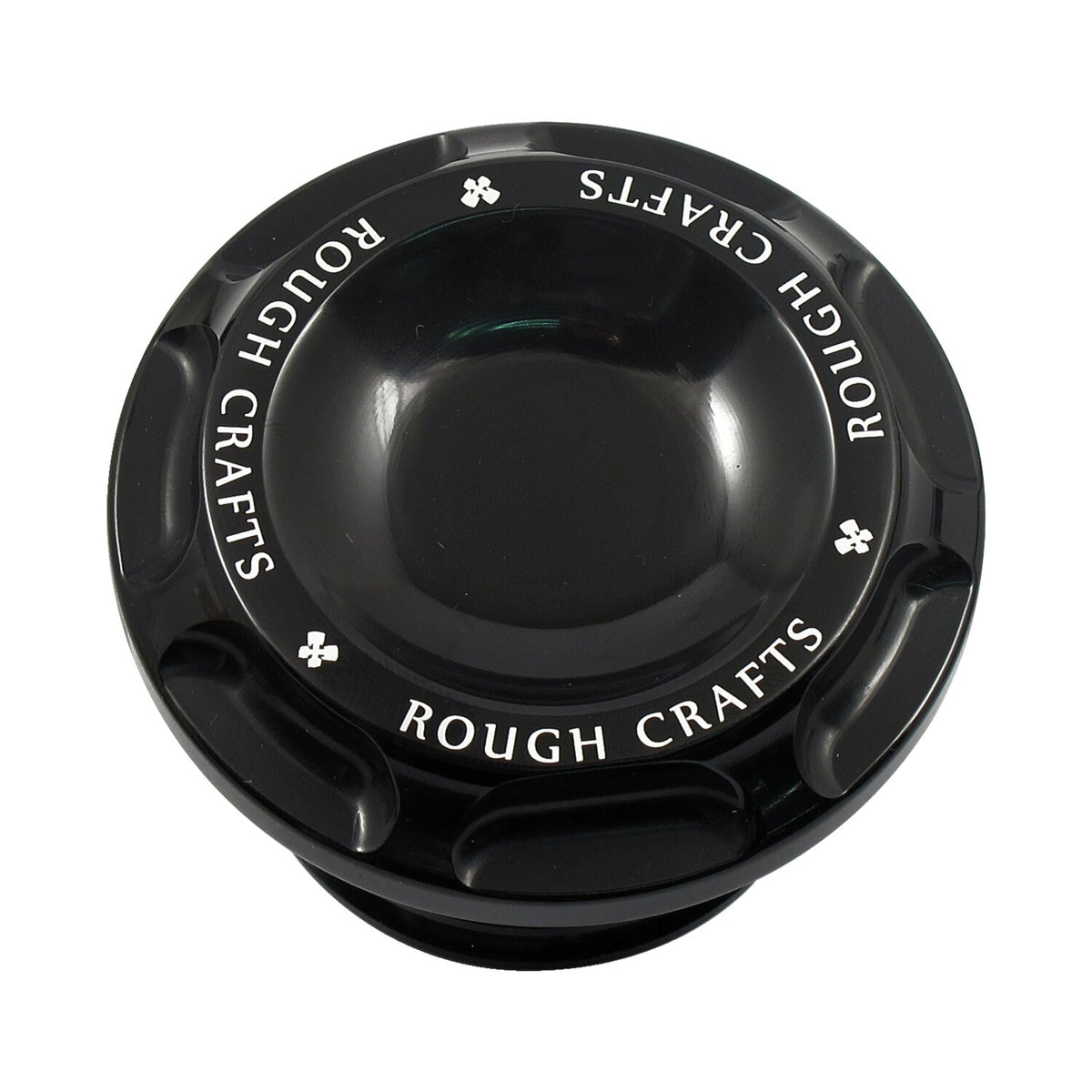 Rough Crafts, 96-up Groove gas cap. Black