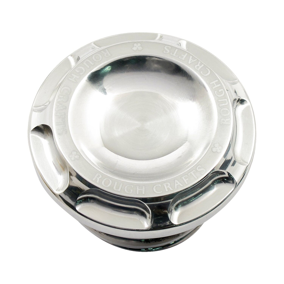 Rough Crafts, 96-up Groove gas cap. Polished