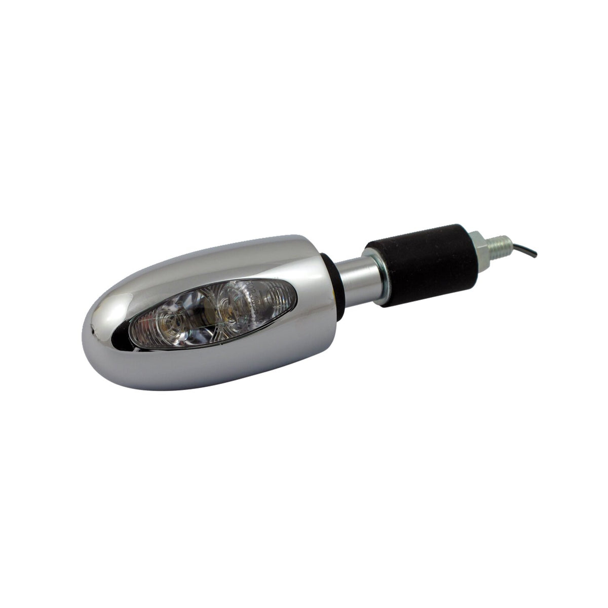 Kellermann, BL 1000 LED turn signal. Clear. Chrome brass