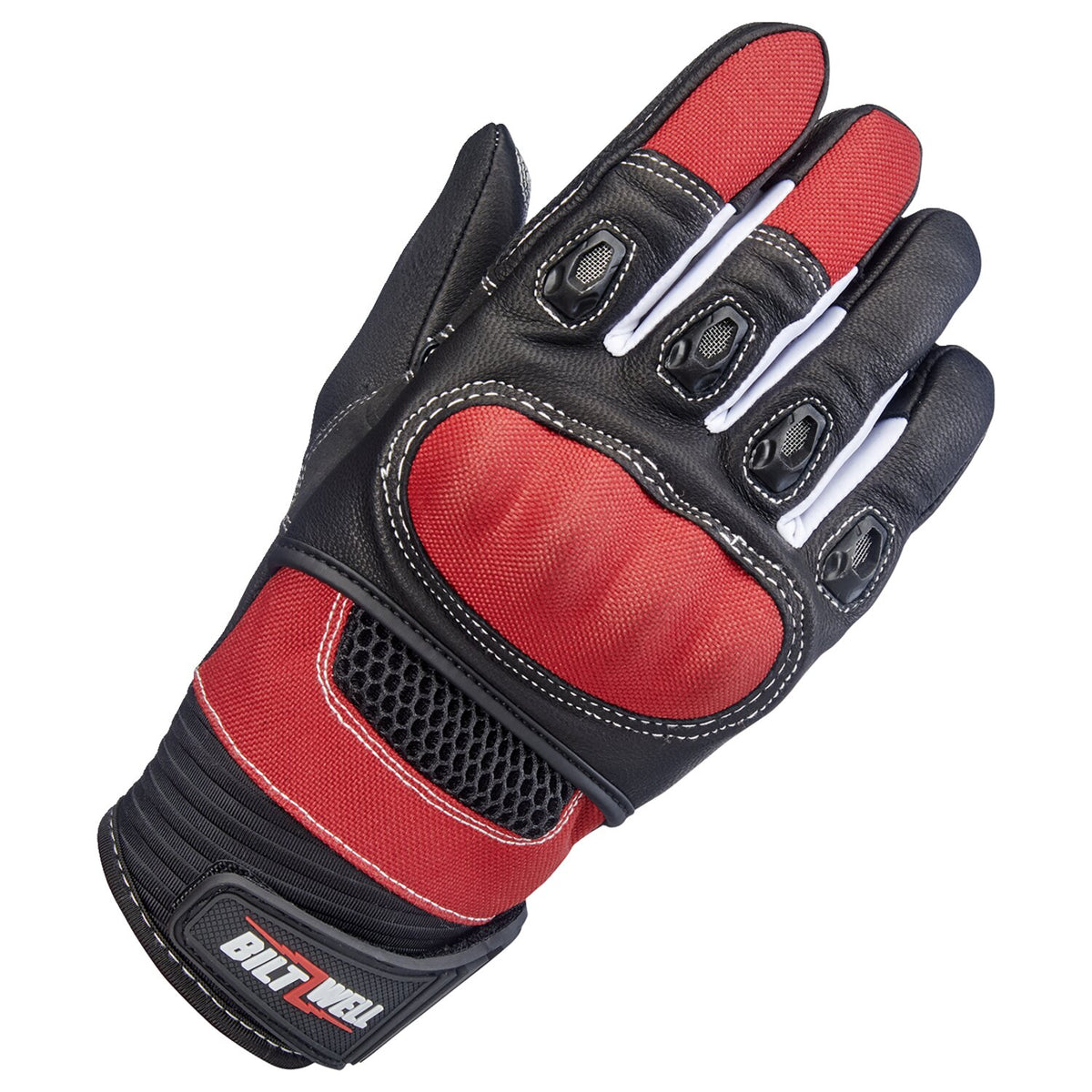 Biltwell Bridgeport gloves red/black