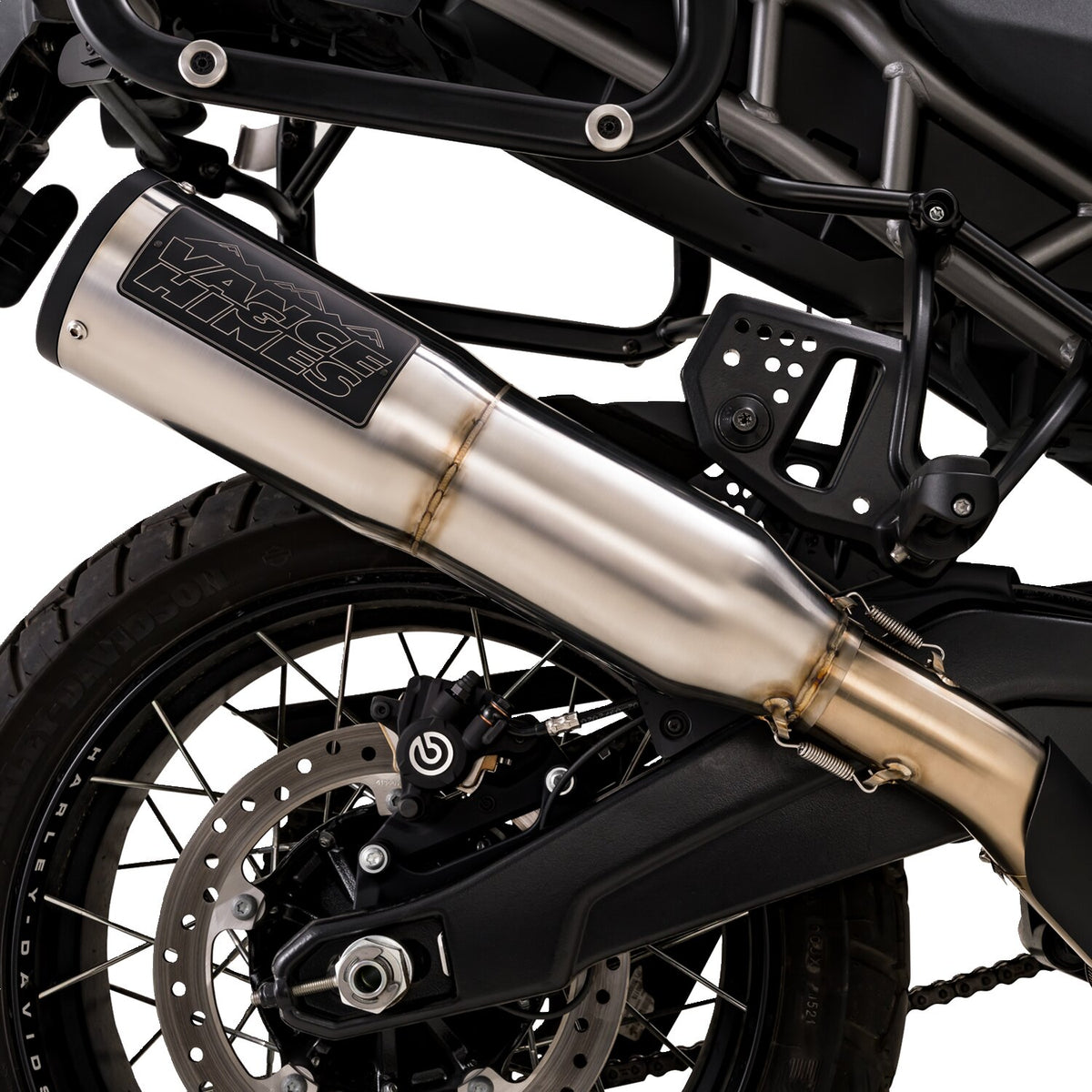 Vance & Hines, Adventure Hi-Output 450 slip-on muffler. SS
