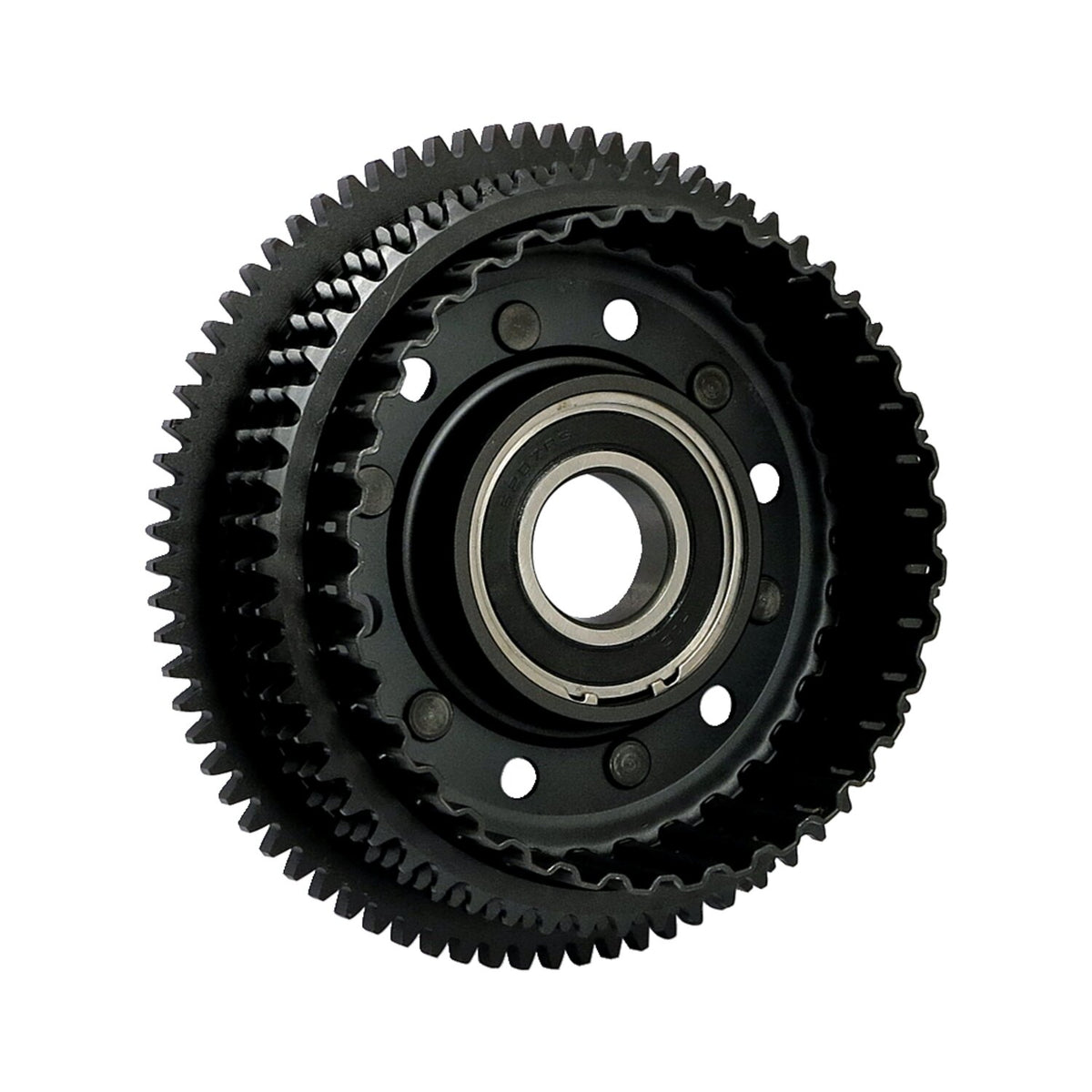 Clutch shell with sprocket assembly