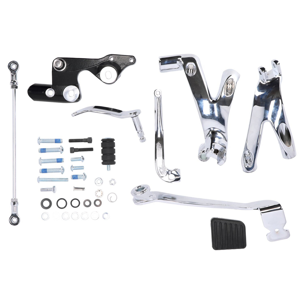 M8 Softail forward control kit. Chrome