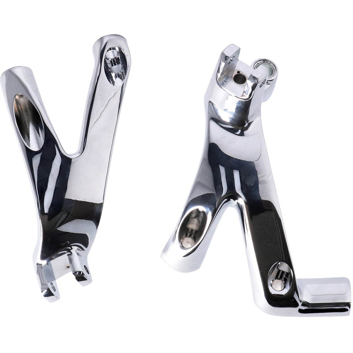 M8 Softail floorboard to foot peg conversion bracket set