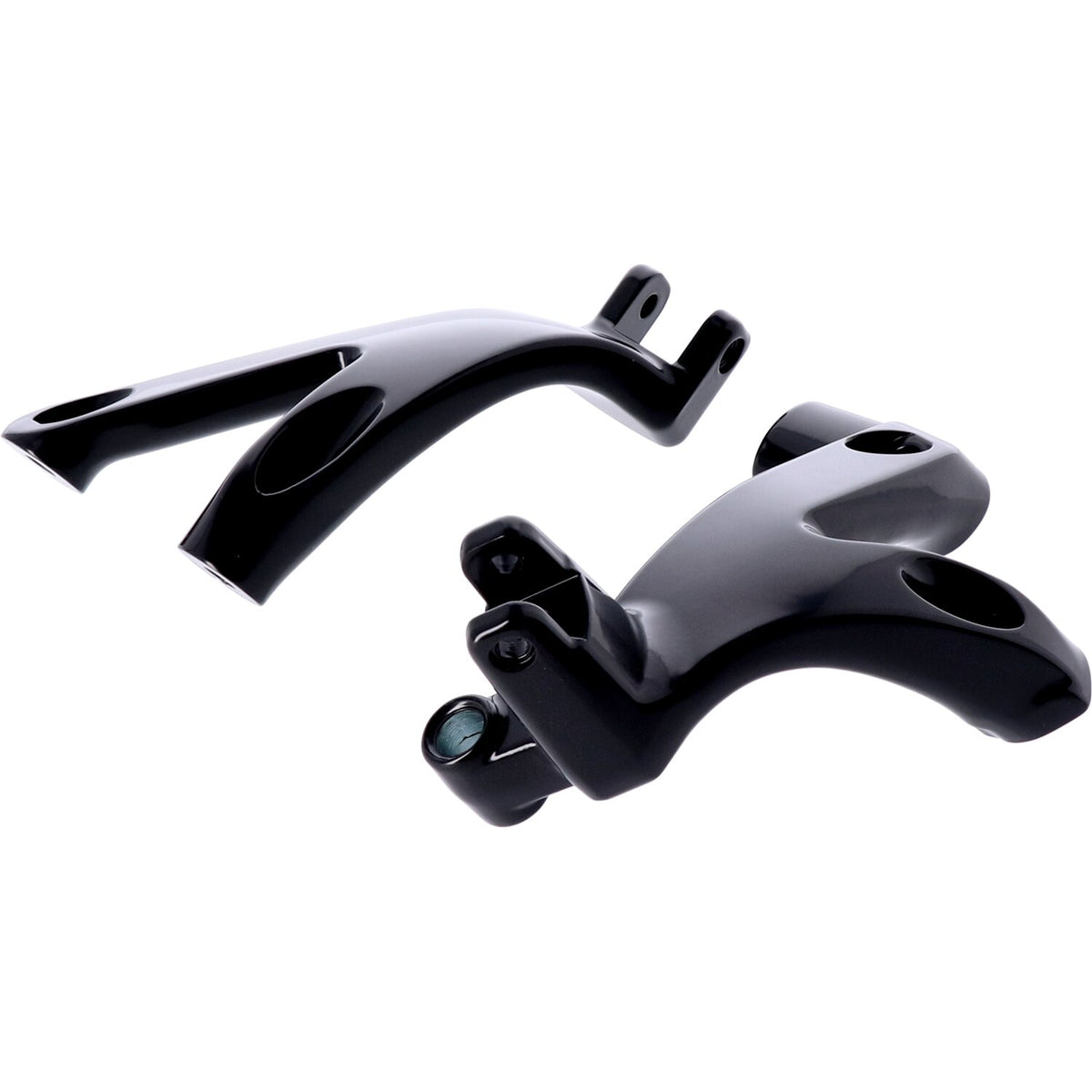 M8 Softail floorboard to foot peg conversion bracket set
