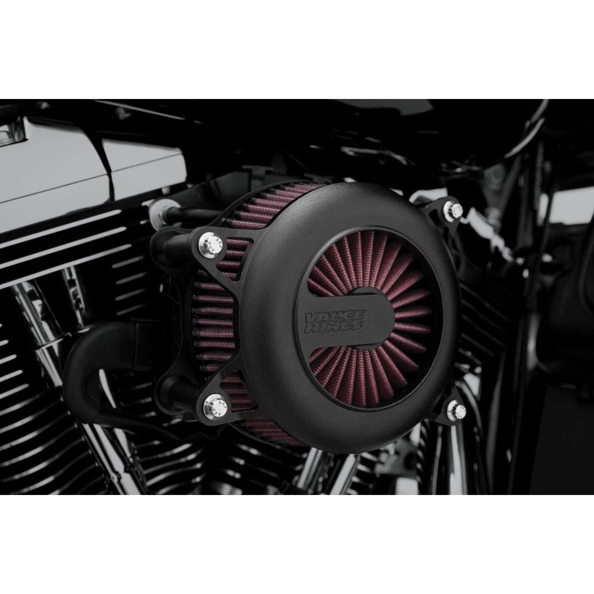 Vance & Hines, VO2 Rogue air intake kit. Wrinkle black