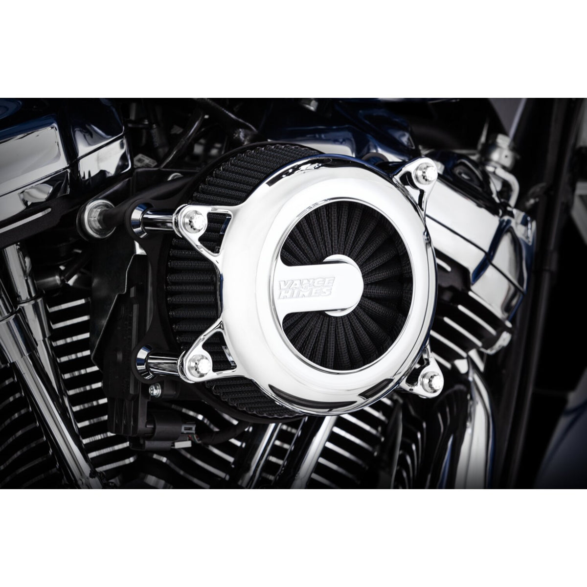 Vance & Hines, VO2 Rogue air cleaner kit. chrome