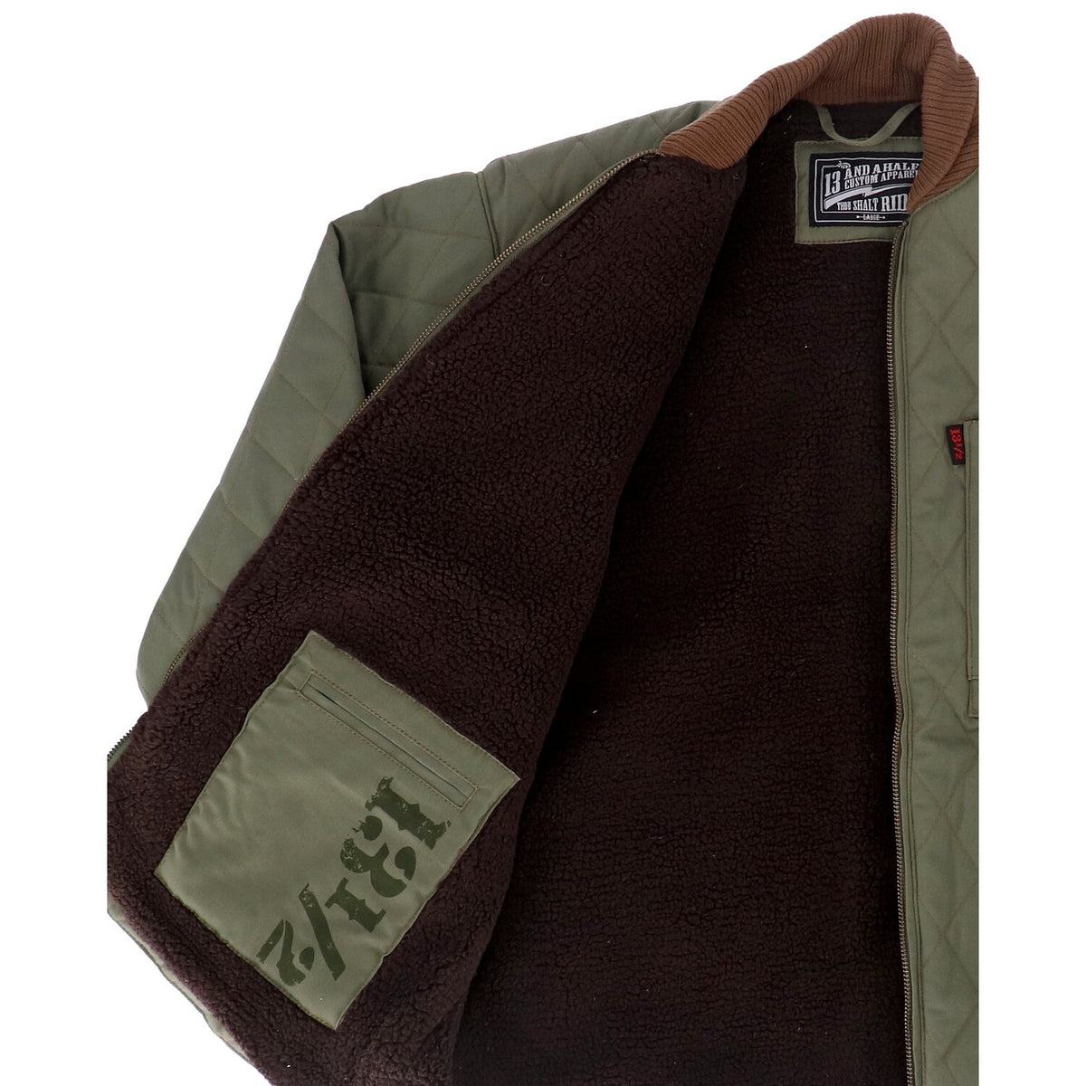 13 1/2 Long Haul Jacket Army Green