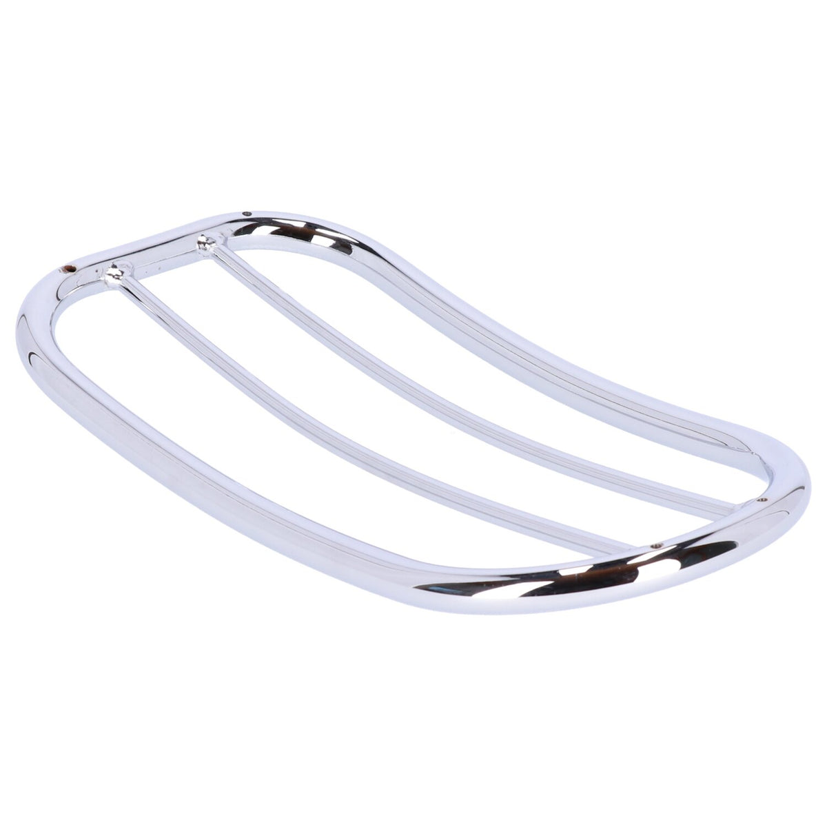 Highway Hawk, universal tubular solo luggage rack. Chrome