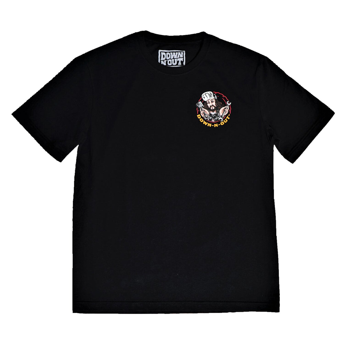 Down-n-Out Built my Ride t-shirt black