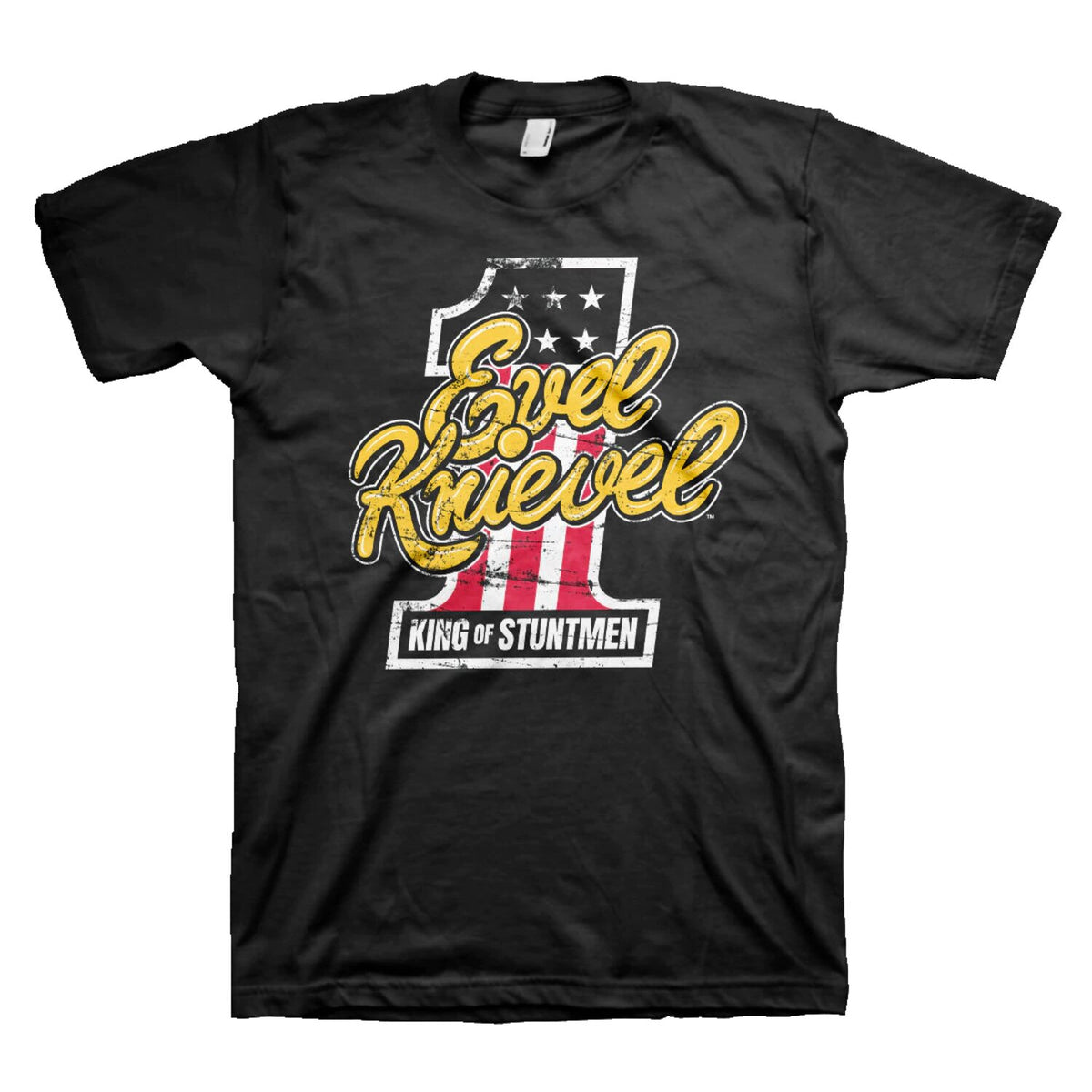 Evel Knievel King Of Stuntmen T-shirt black