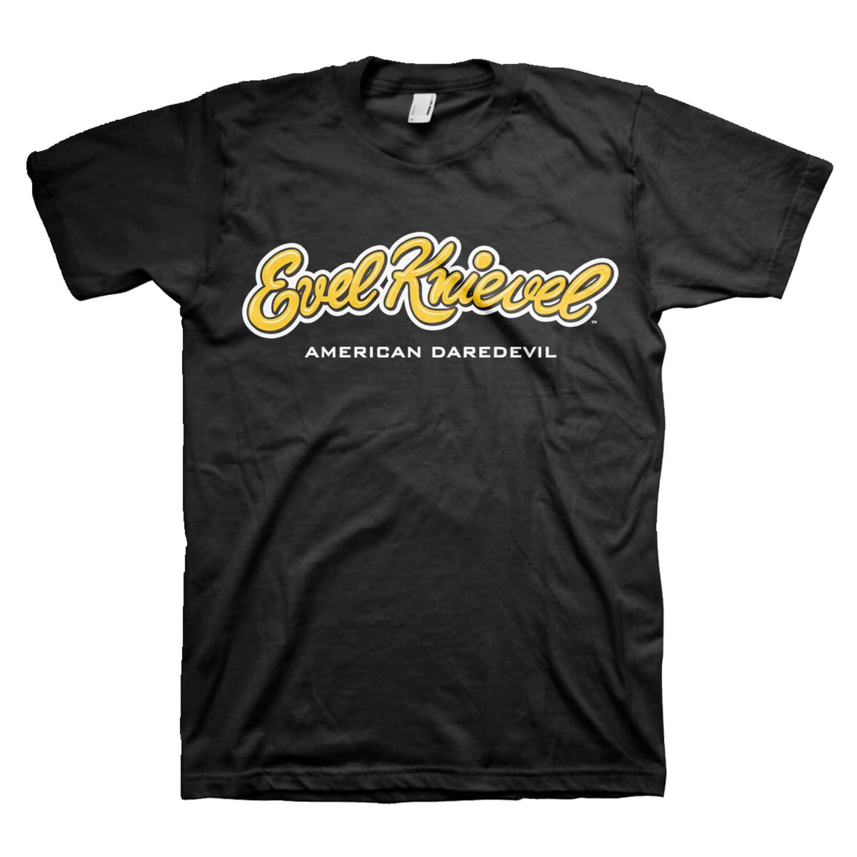 Evel Knievel Logo T-shirt black