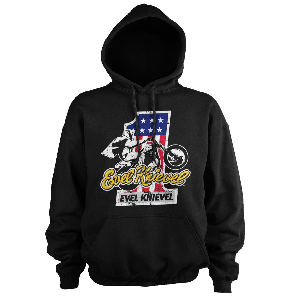 Evel Knievel No. 1 hoodie black