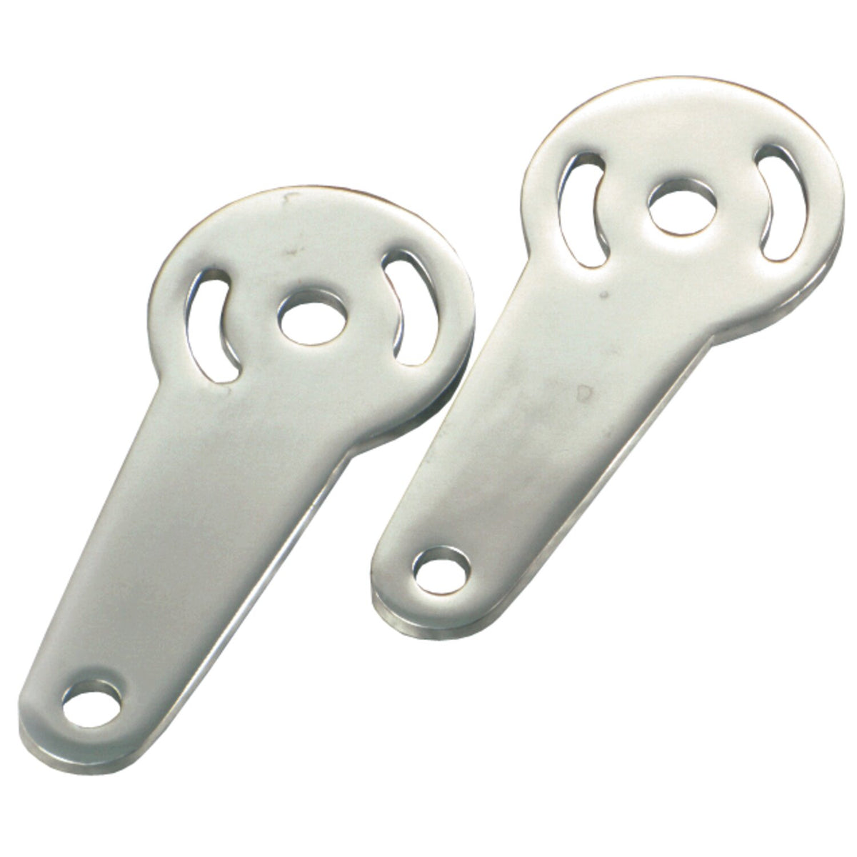 FL turn signal bracket set. Chrome