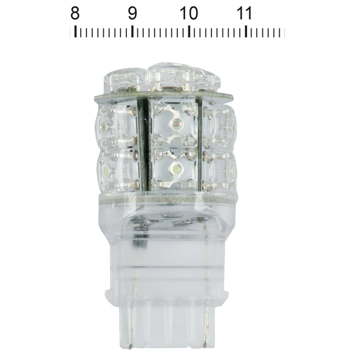 Superflux #194 LED miniature bulb. White light, glass base