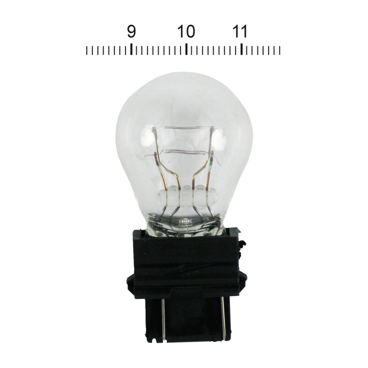 Wedge taillight/turn signal bulb #3157 base. White light