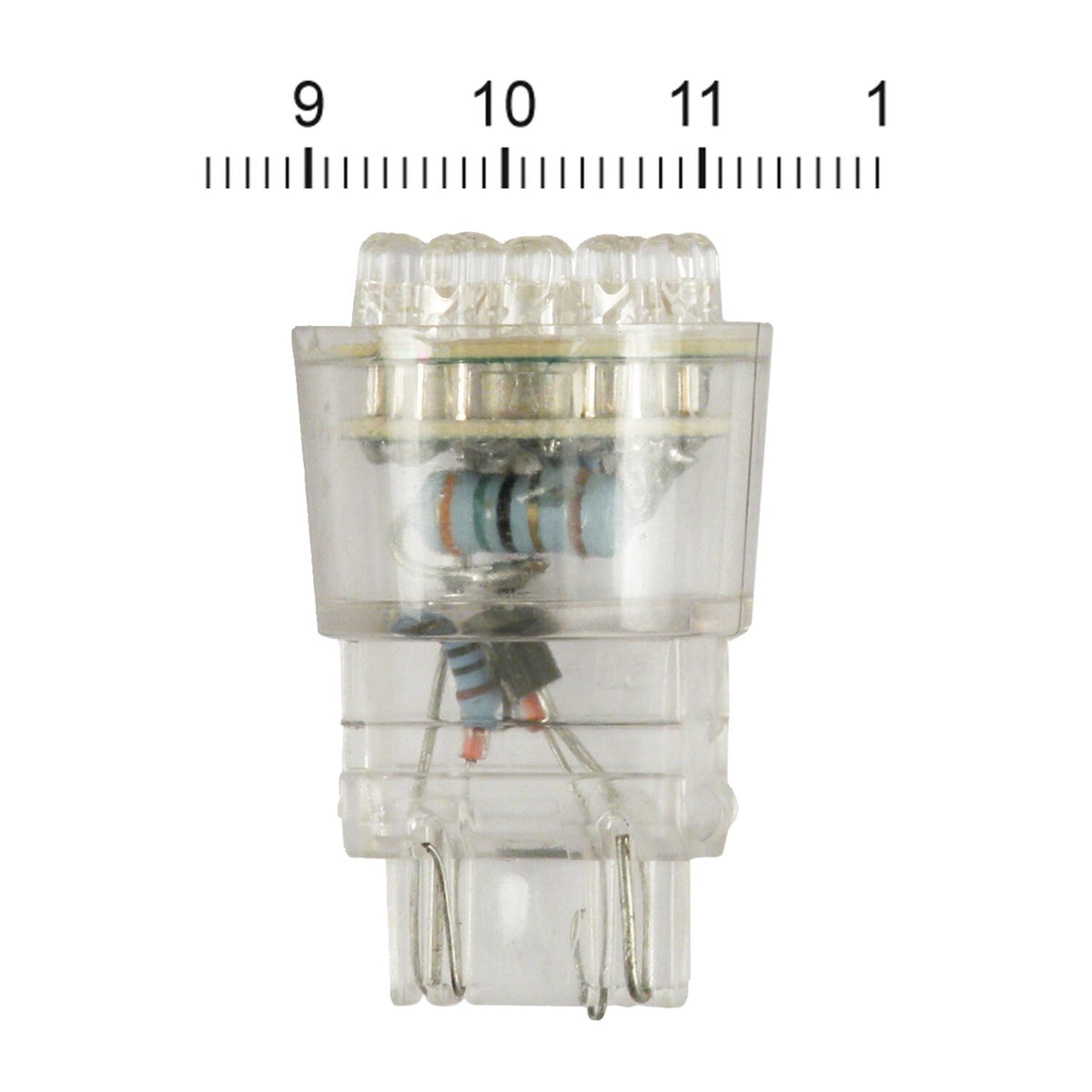 LED wedge taillight/turn signal bulb #3157 base. White light