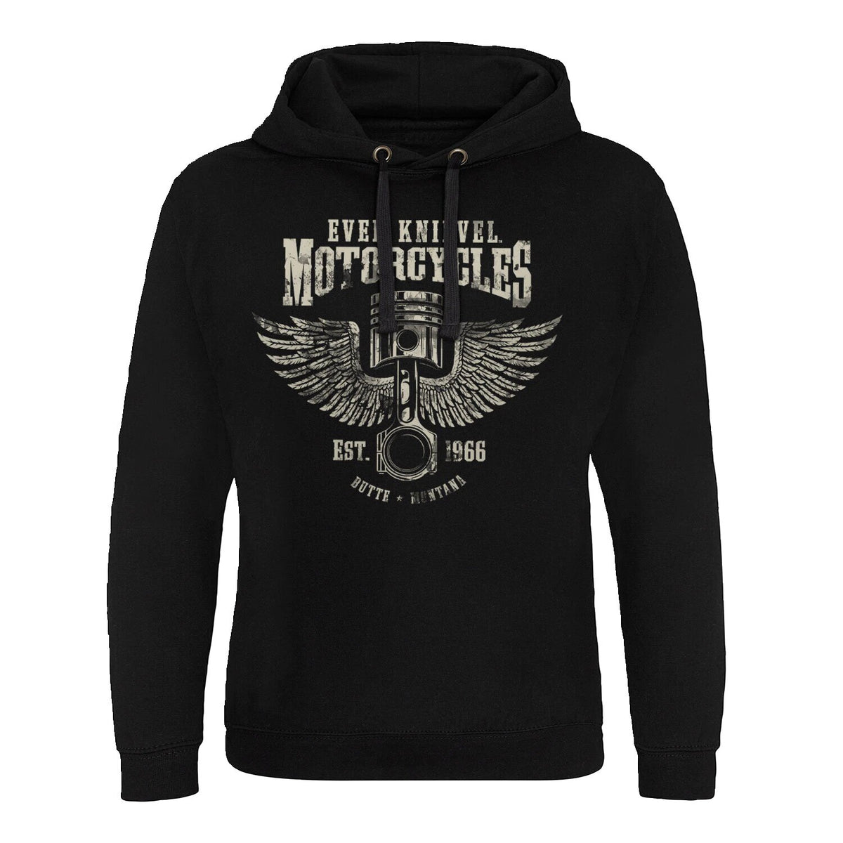 Evel Knievel Motorcycles Epic hoodie black