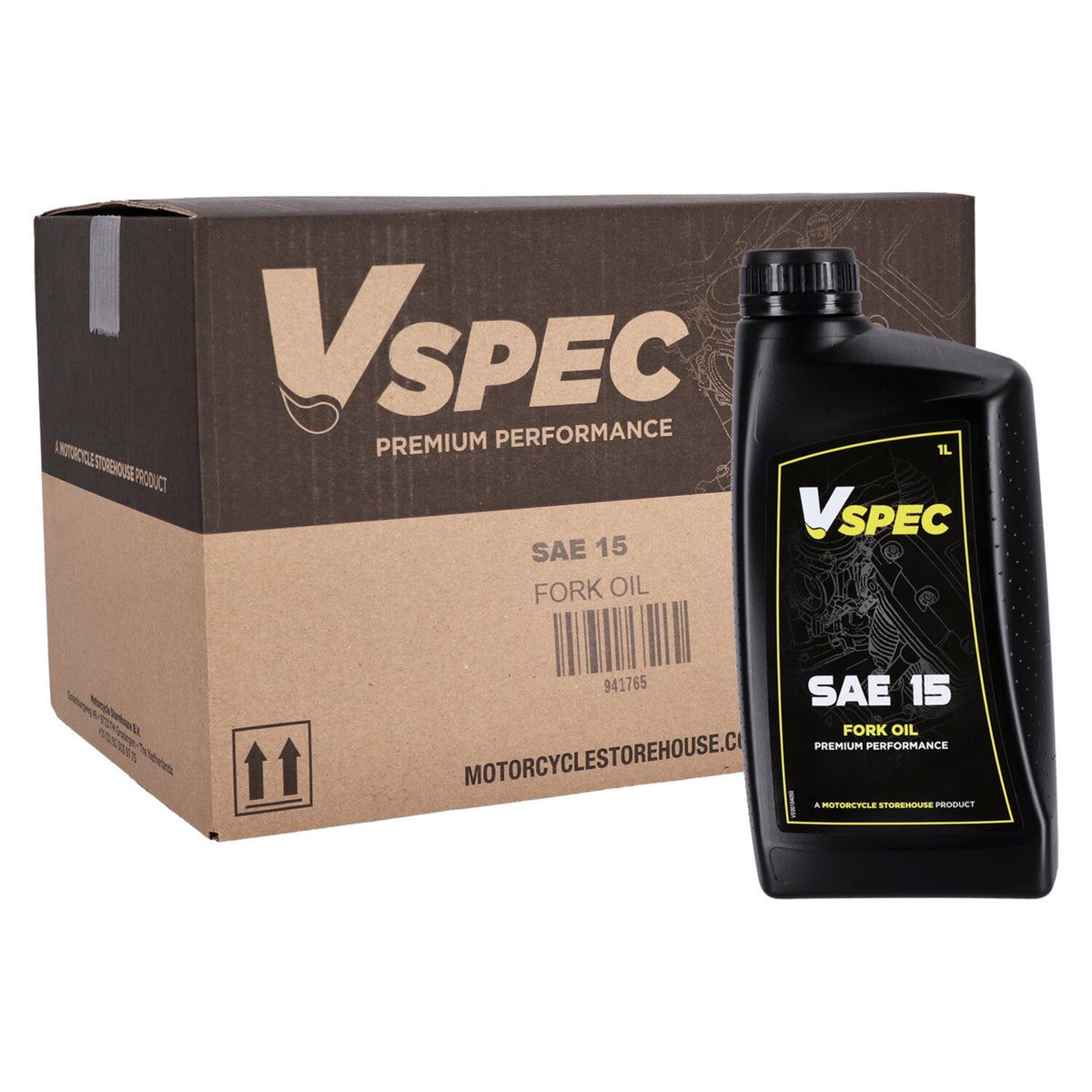 Vspec, SAE 15W fork oil. 1 liter
