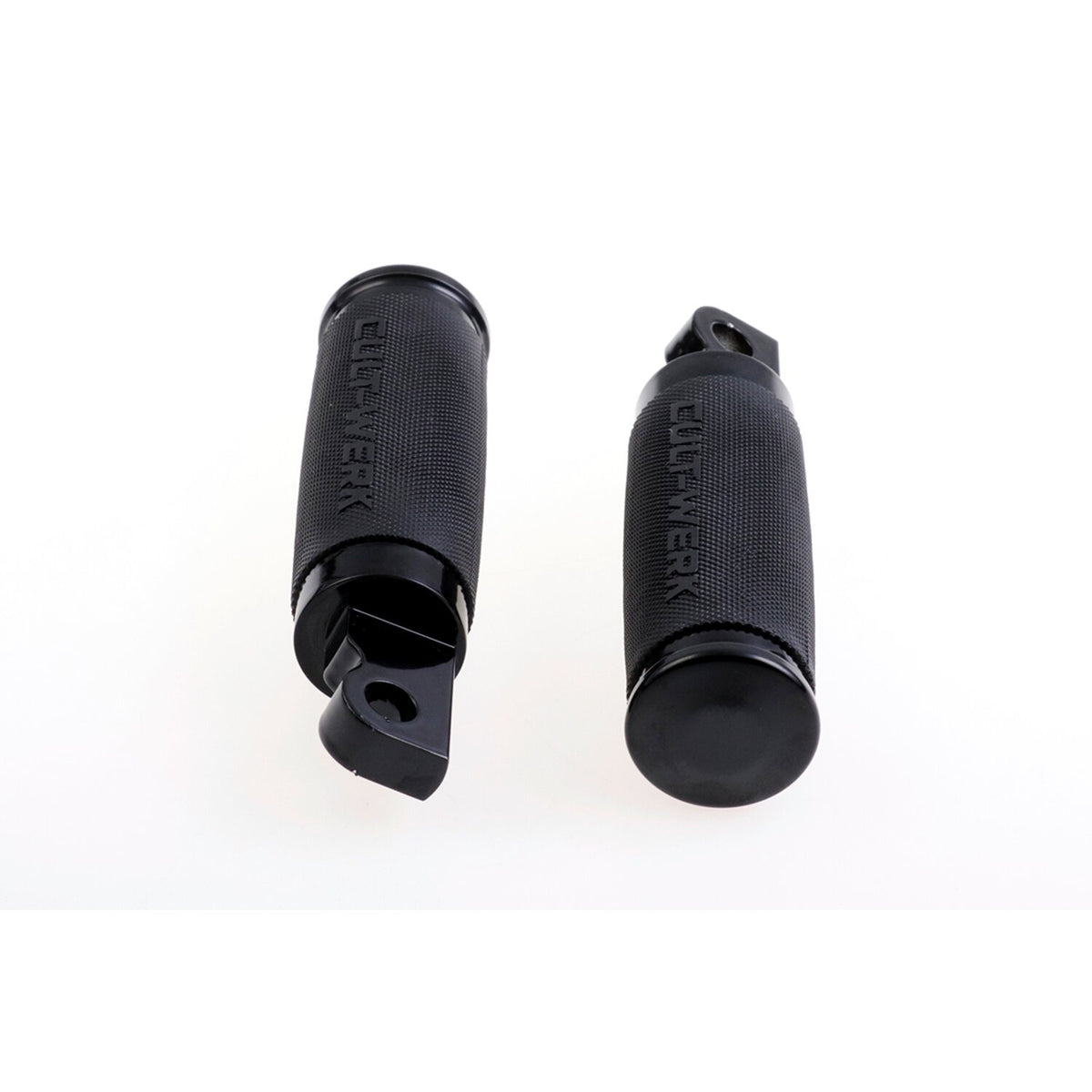 Cult-Werk, 'Racing' rider foot & shift peg set. Gloss black