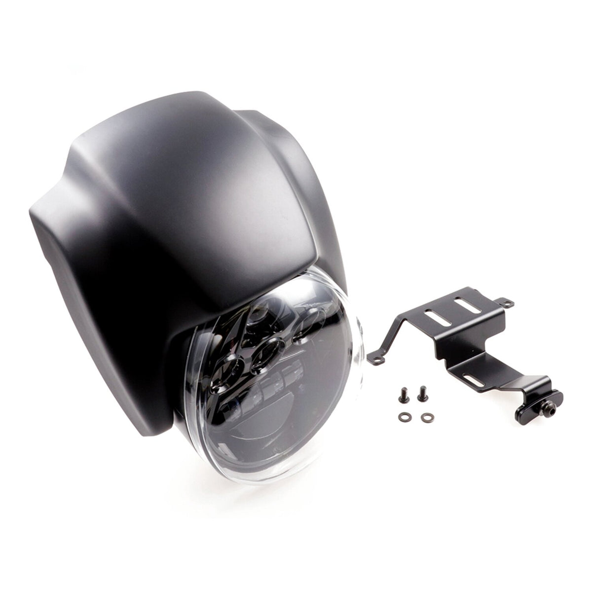 Cult-Werk, headlamp & mask kit "NRS style". Matte black
