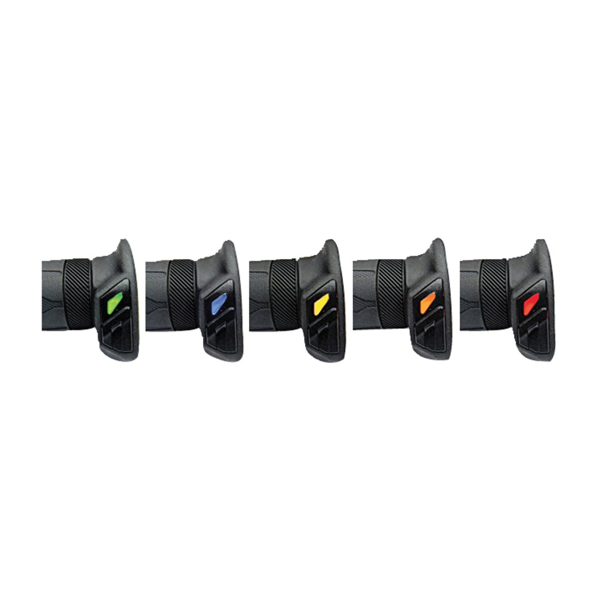 KOSO, HG13 heated grips. 130mm grip length. Black