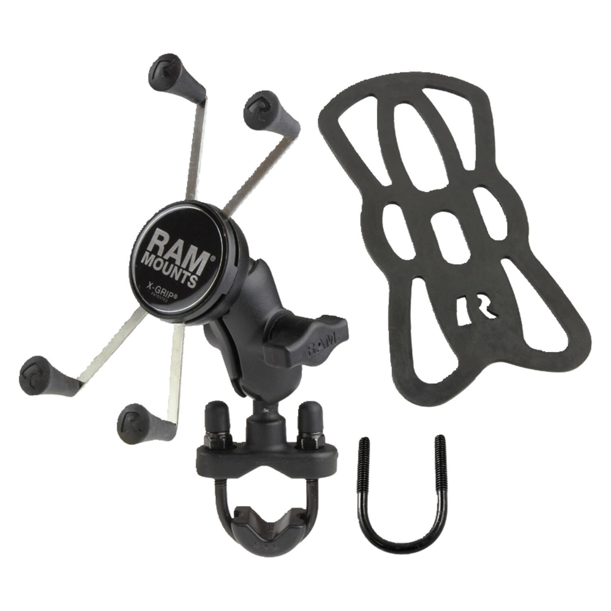 RAM Mounts, X-Grip Phone mount w/U-Bolt base. Large phones