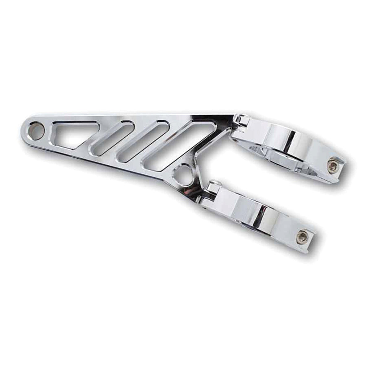 Fingers, adj. headlamp bracket assembly long 35-37mm. Chrome