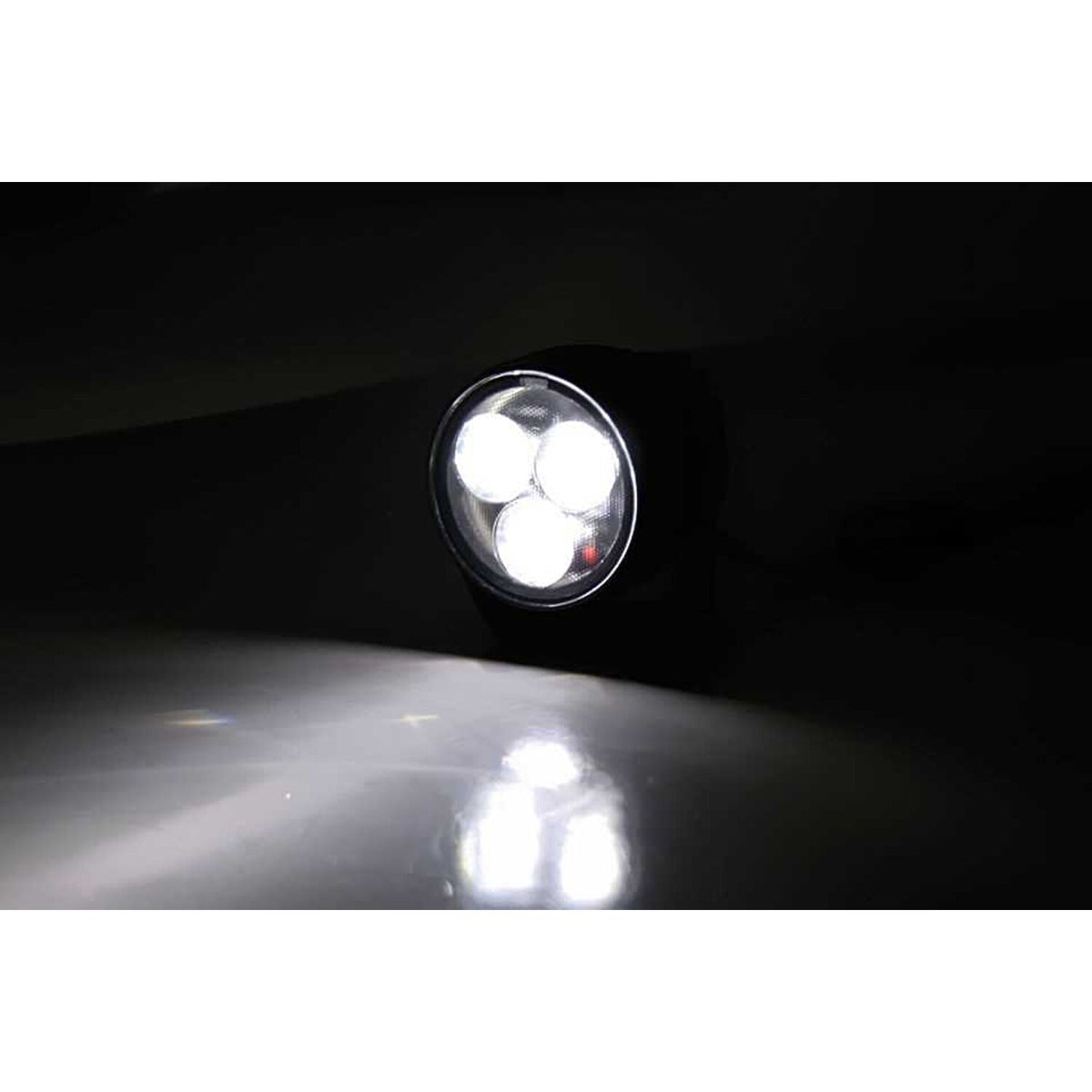 Satellite LED high beam 2" spotlamp. Black