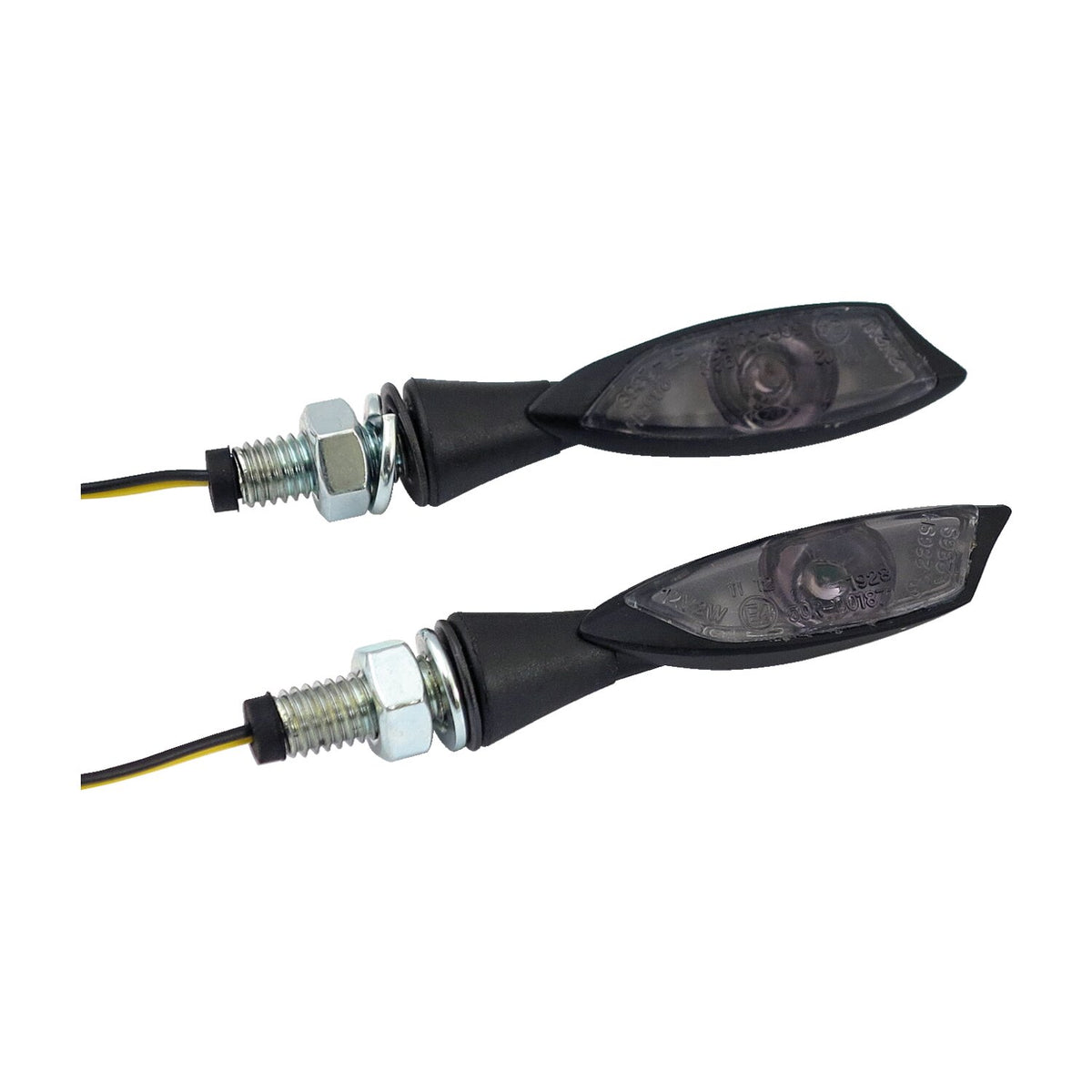 Morella Uno, LED turn signals. Black. Smoke