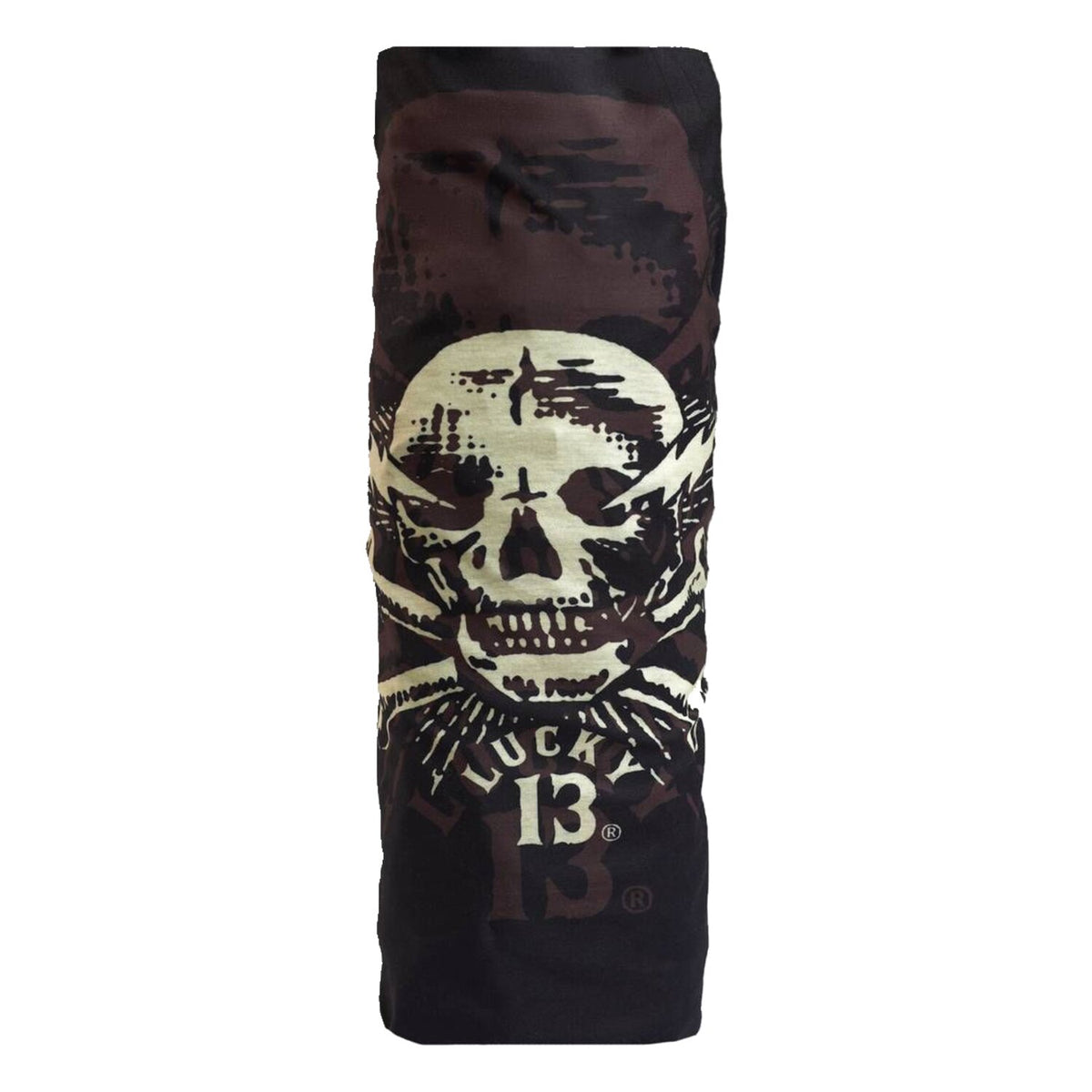 Lucky 13 Skull tunnel black