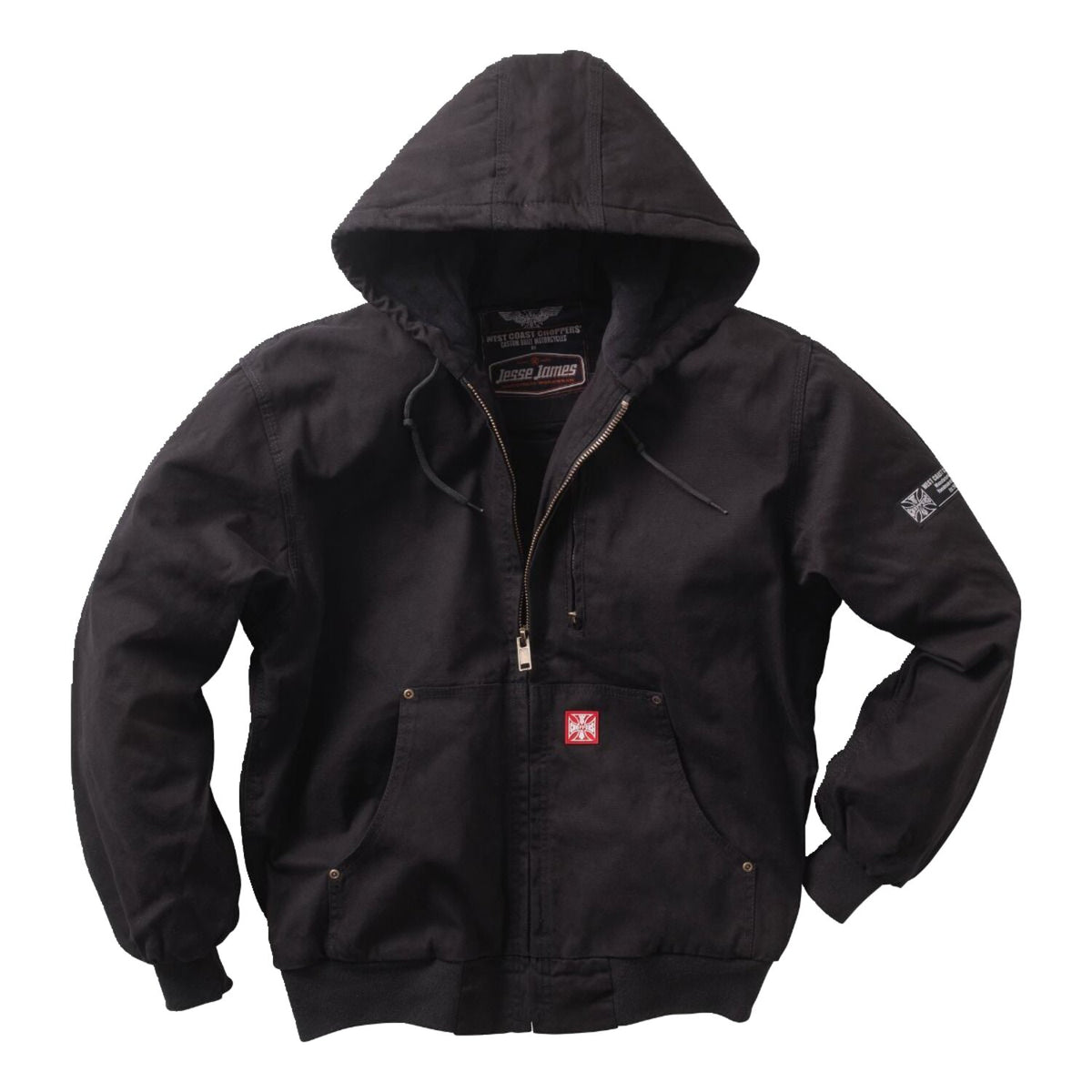 WCC Heavy duty canvas work jacket black