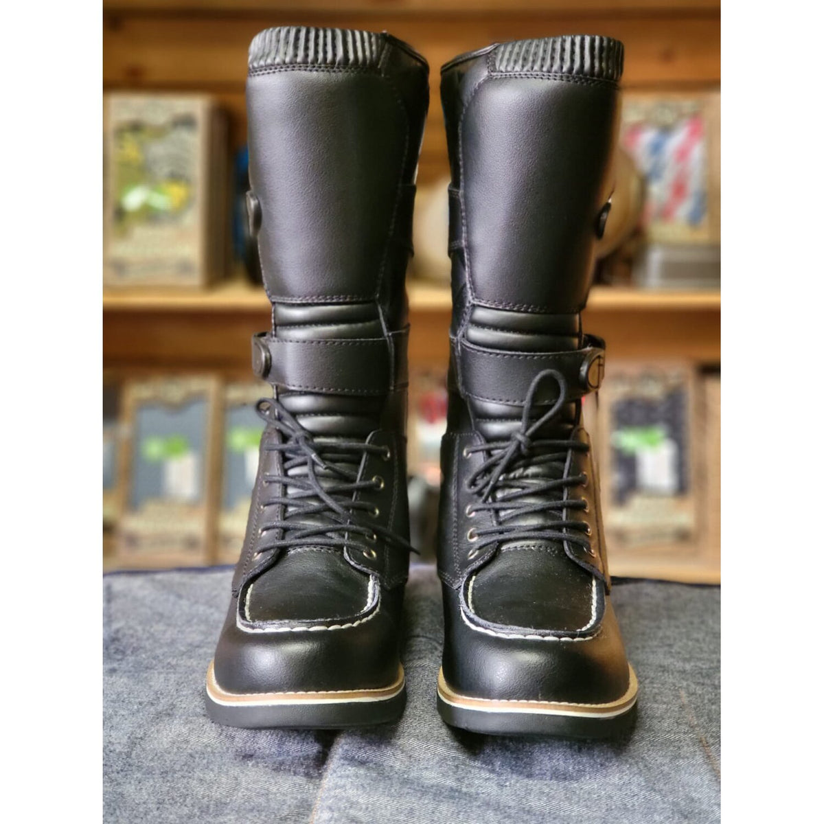 Holy Freedom Night Hawk high boots black