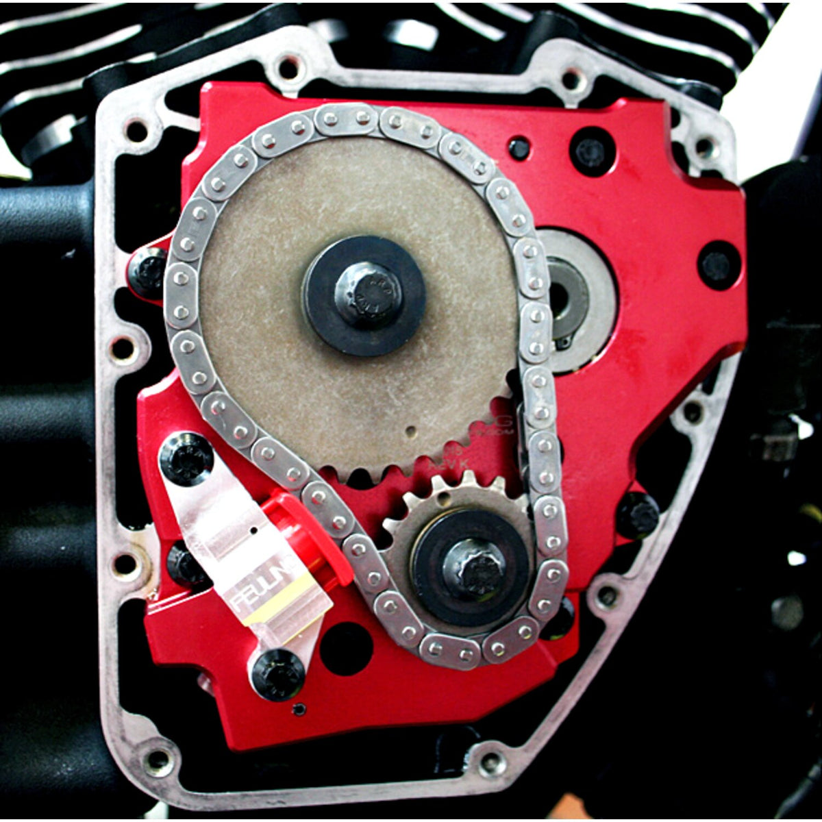 Feuling, outer chain tensioner only