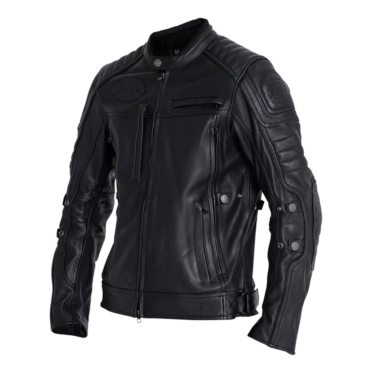 John Doe Technical Leather jacket with XTM black