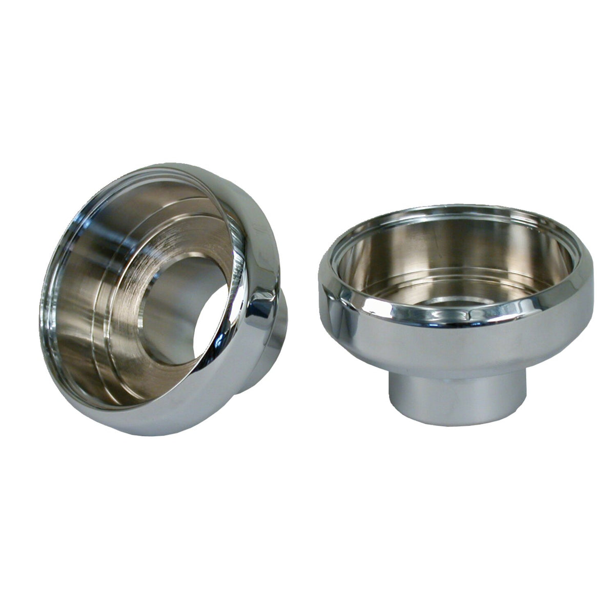Frame neck cups. Chrome