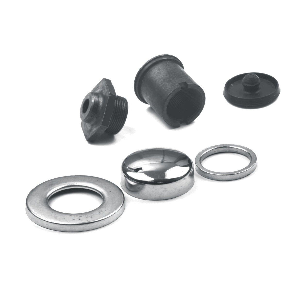 Colony, fork stem bolt kit. Chrome