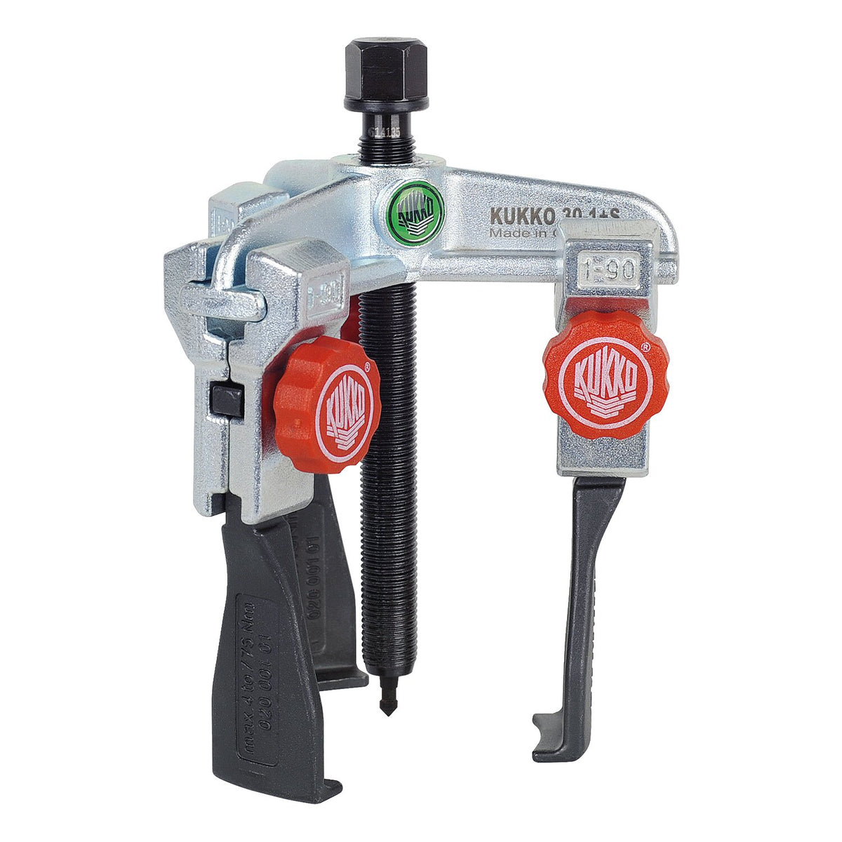 Kukko, gear puller with 3 quick adjusting arms. Narrow