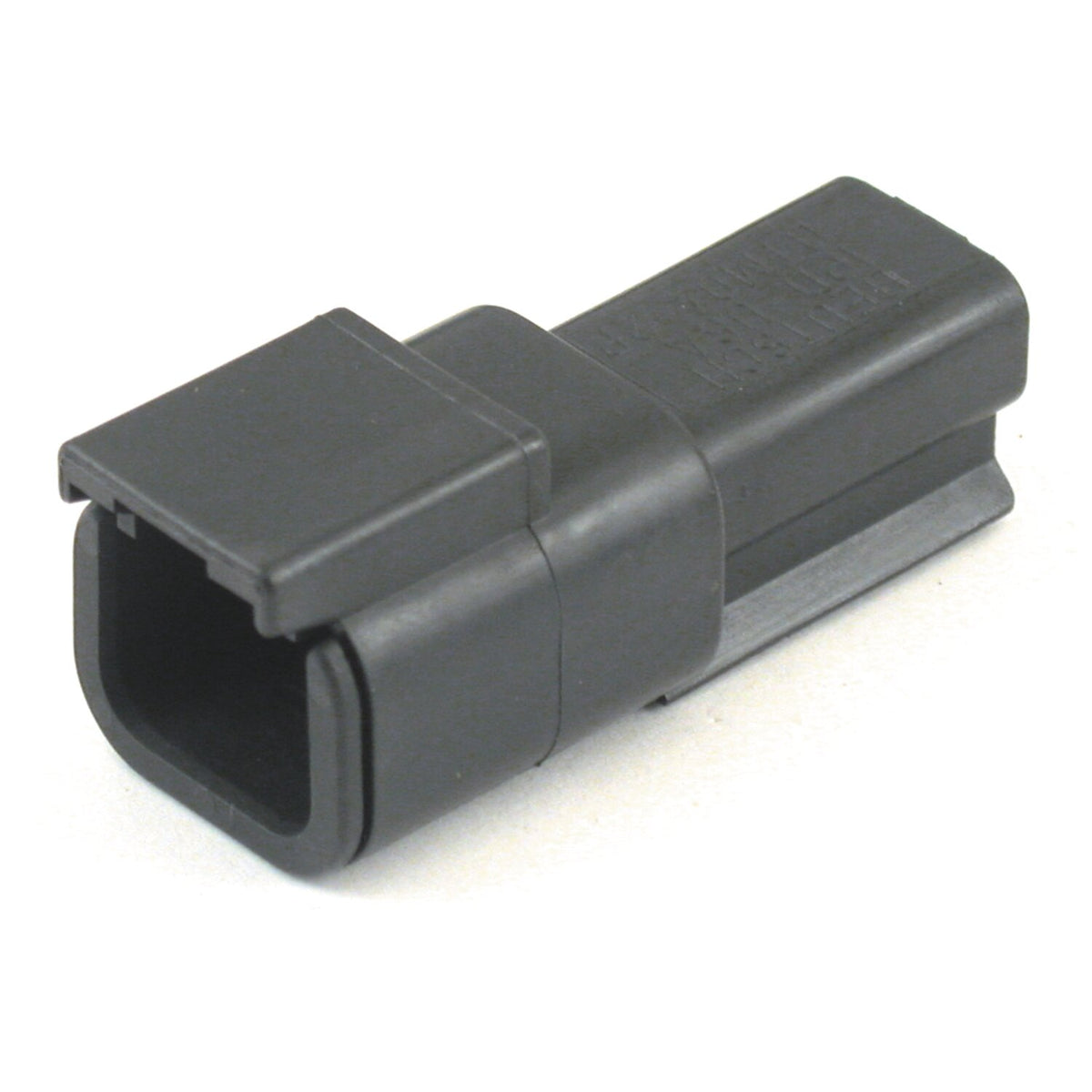 NAMZ, Deutsch DTM connector. Black, receptacle, 2-pins