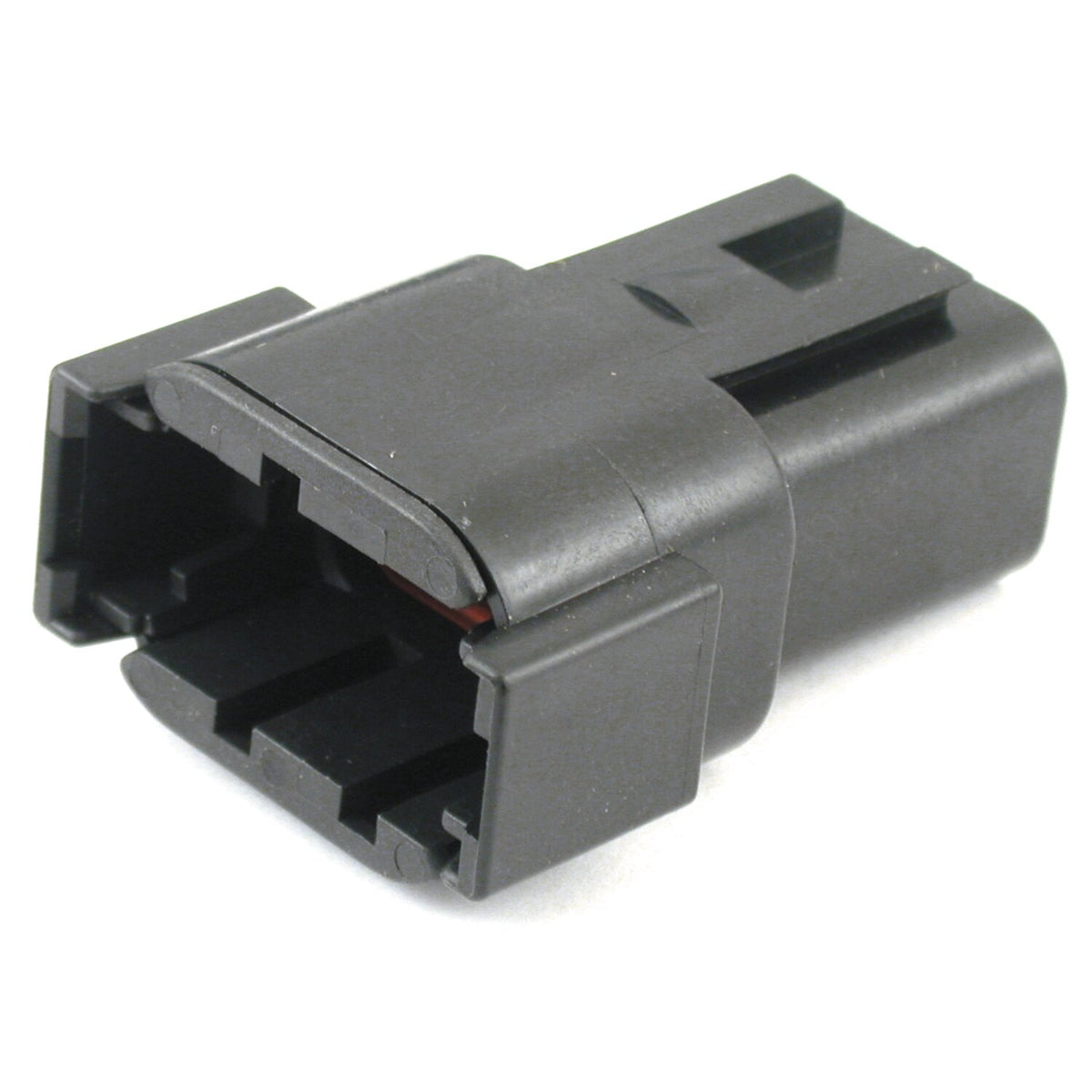 NAMZ, Deutsch DTM connector. Black, receptacle, 8-pins