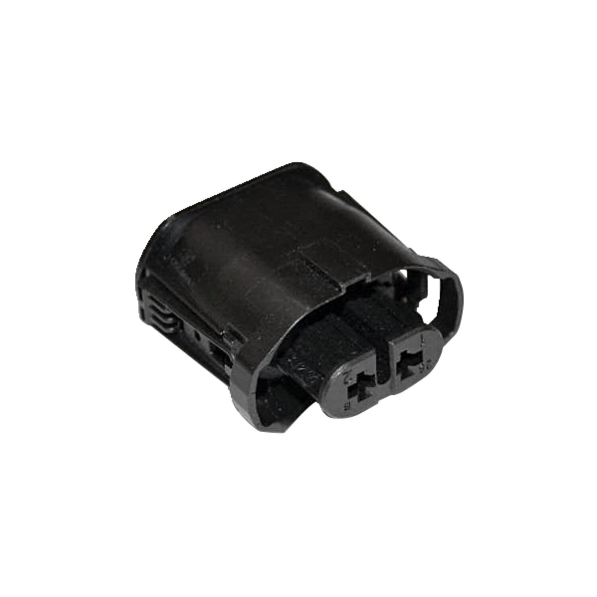 NAMZ, headlamp connector, low beam. 2-pin. Black