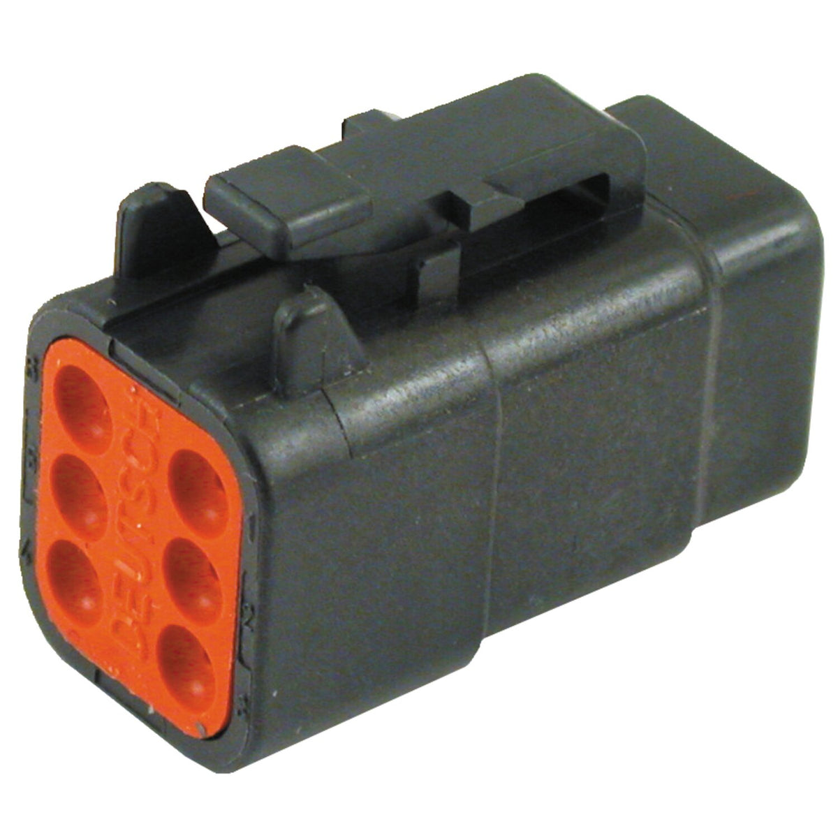 NAMZ, Deutsch DTM connector. Black, plug, 6-pins