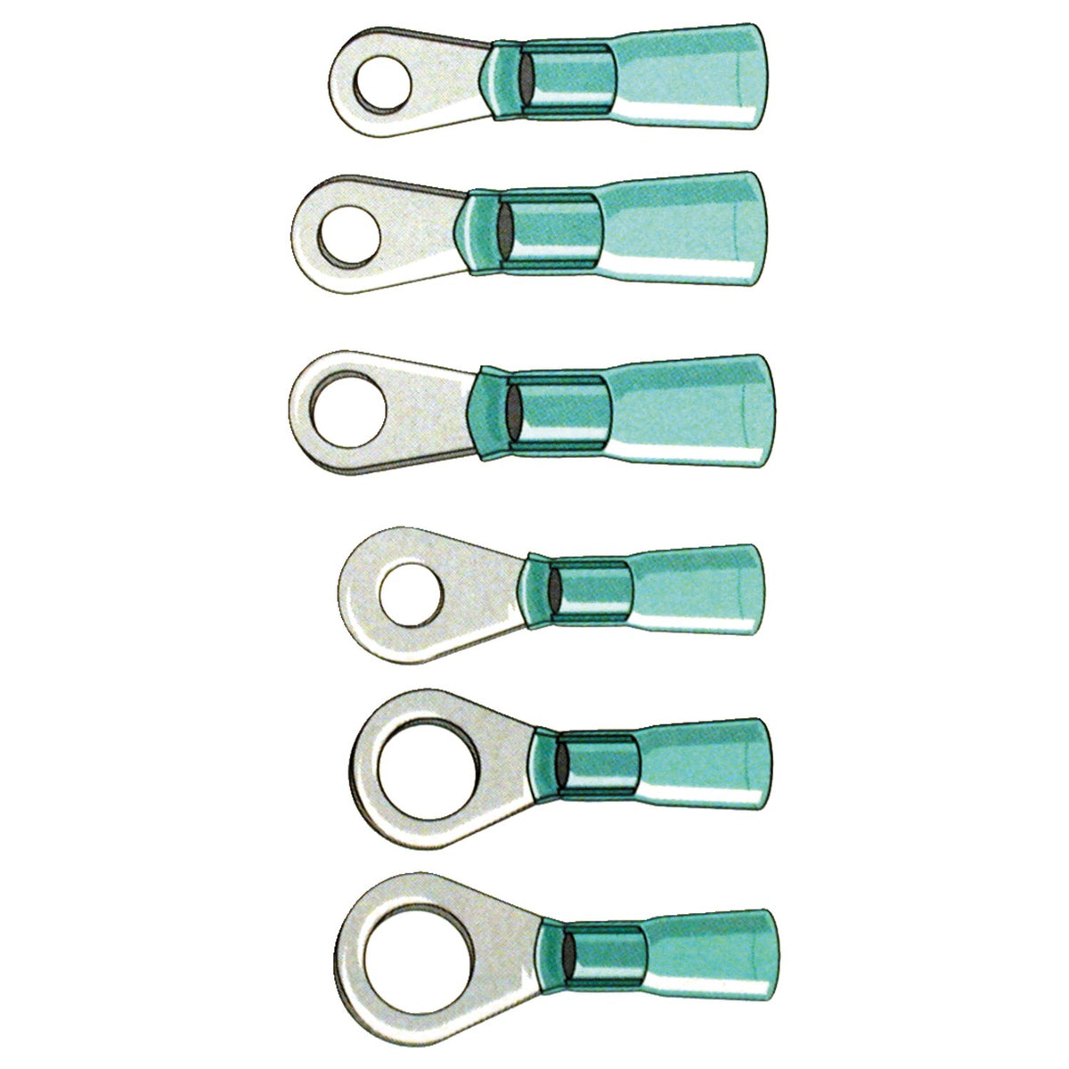 Standard Co, Ring terminal connectors #6. Blue