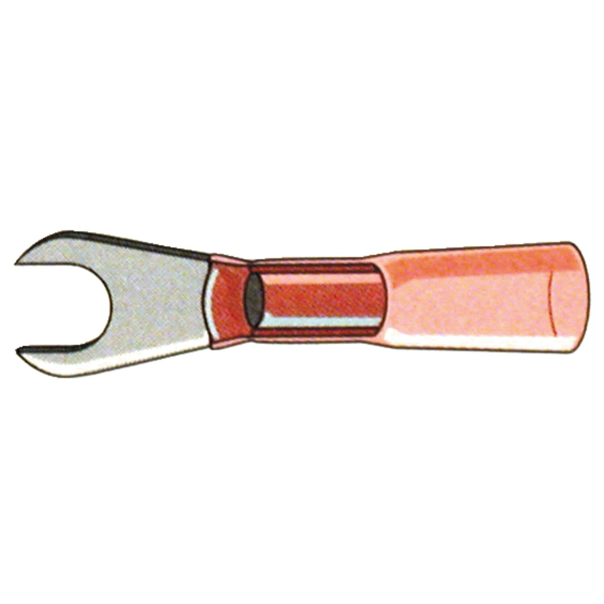 Standard Co, Spade terminal connectors #6. Red