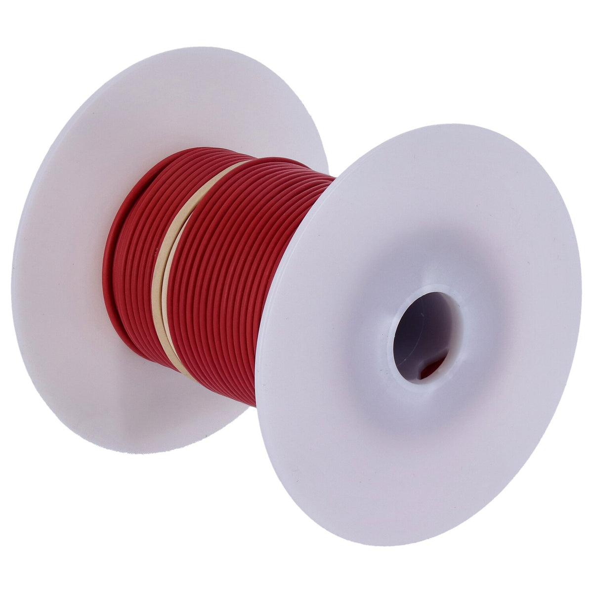 Wire on spool, 18 gauge. 100 ft. Red