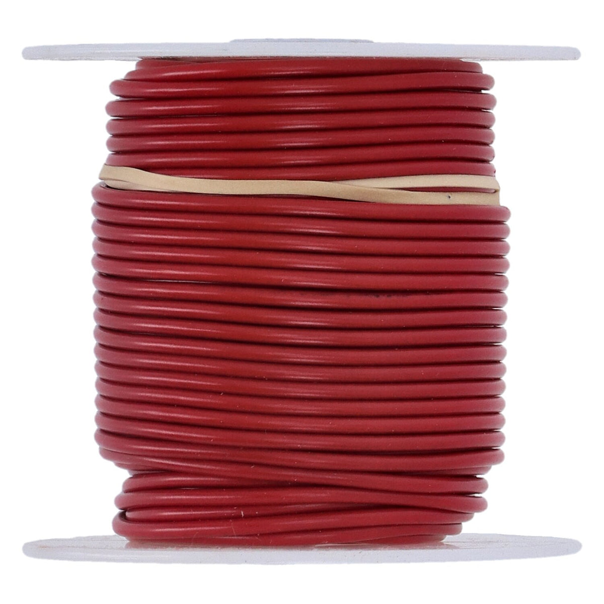 Wire on spool, 14 gauge. 100 ft. Red