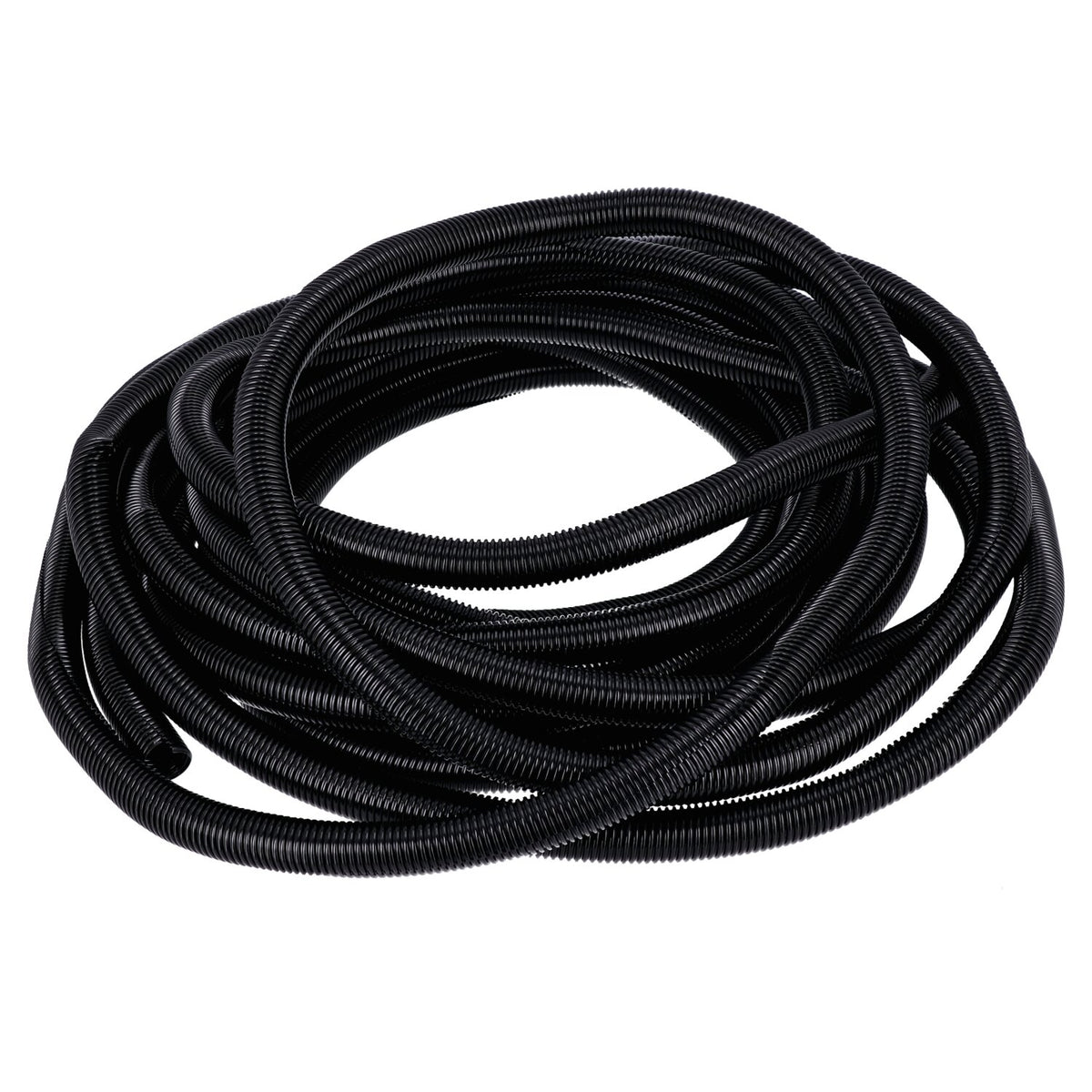 PVC split wiring loom. 50ft, 3/4" I.D. (19mm). Black