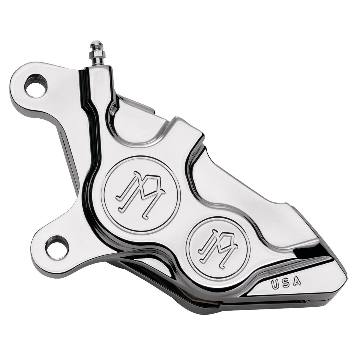 PM, 4-p 137x4b caliper. Bolt-on, 11.5" left front. Polished